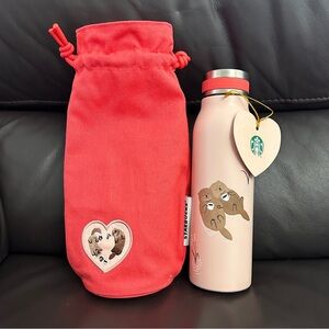 Starbucks China Exclusive 2025 Valentine's Day Otter Tumbler NEW IN BOX